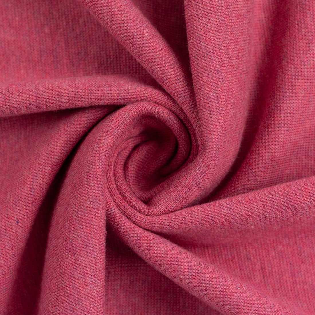 0,5m Ökotex 100 - Melange-Bündchen malve 1935