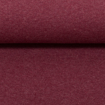 0,5m Ökotex 100 - Melange-Bündchen brombeer 1937