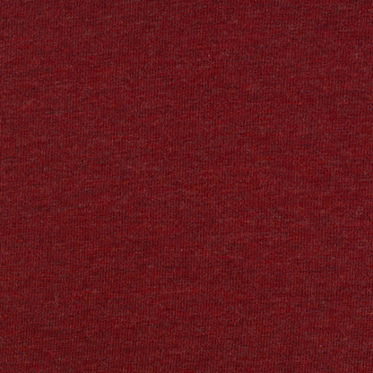 0,5m Ökotex 100 - Melange-Sommersweat burgundy 1338