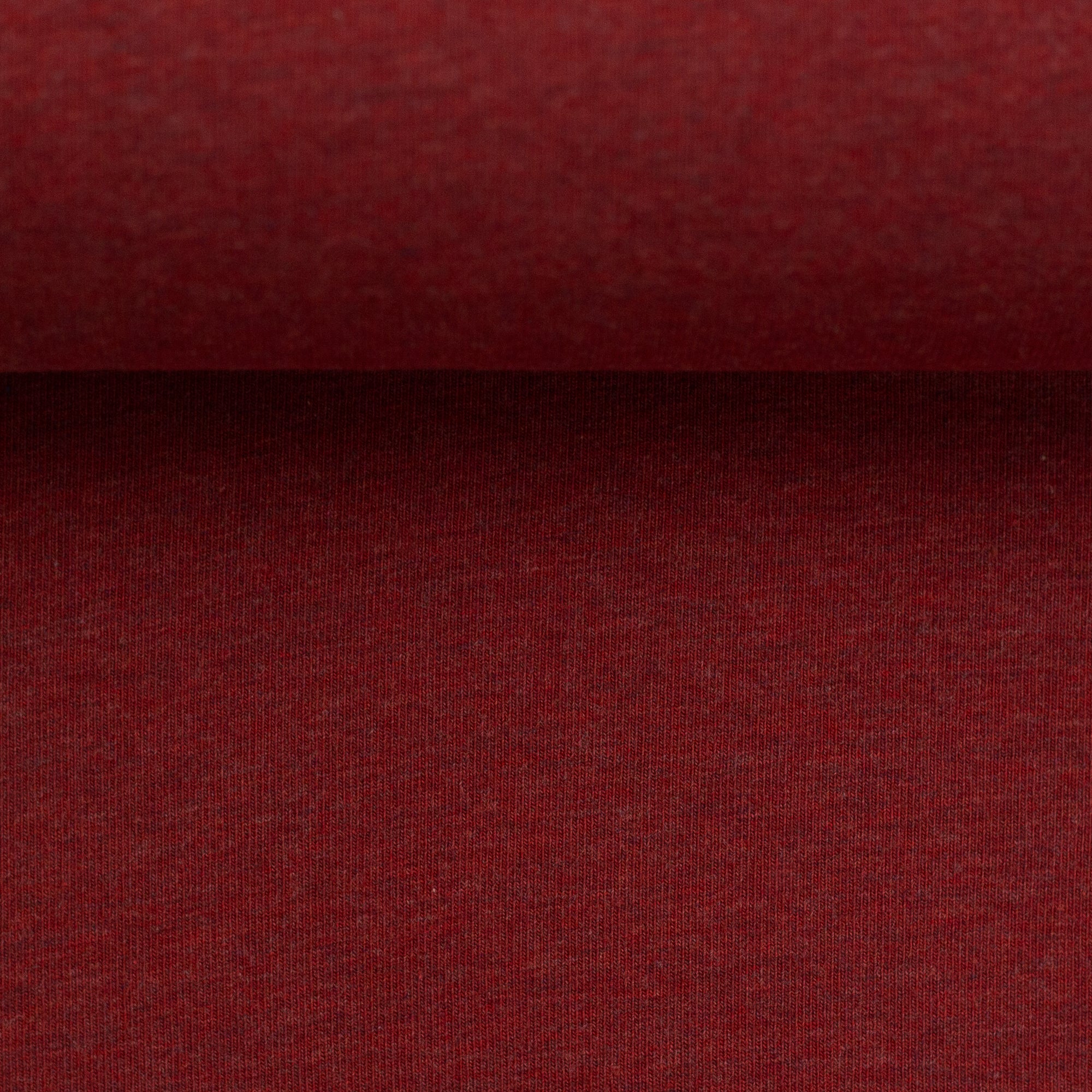 0,5m Ökotex 100 - Melange-Sommersweat burgundy 1338