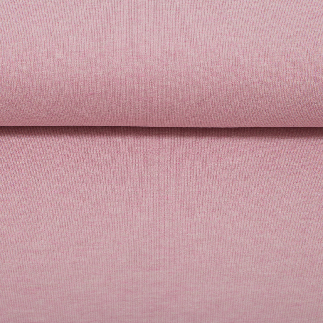 0,5m Ökotex 100 - Melange-Sommersweat altrosa 1434