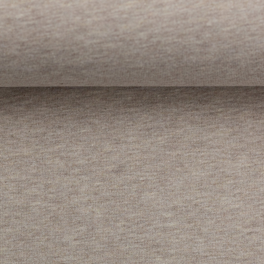 0,5m Ökotex 100 - Melange-Jersey praline 1173