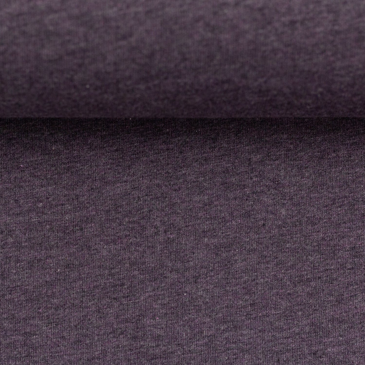 0,5m Ökotex 100 - Melange-Jersey holunder 1648