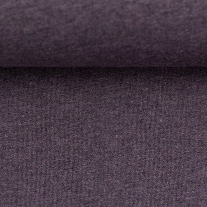 0,5m Ökotex 100 - Melange-Jersey holunder 1648