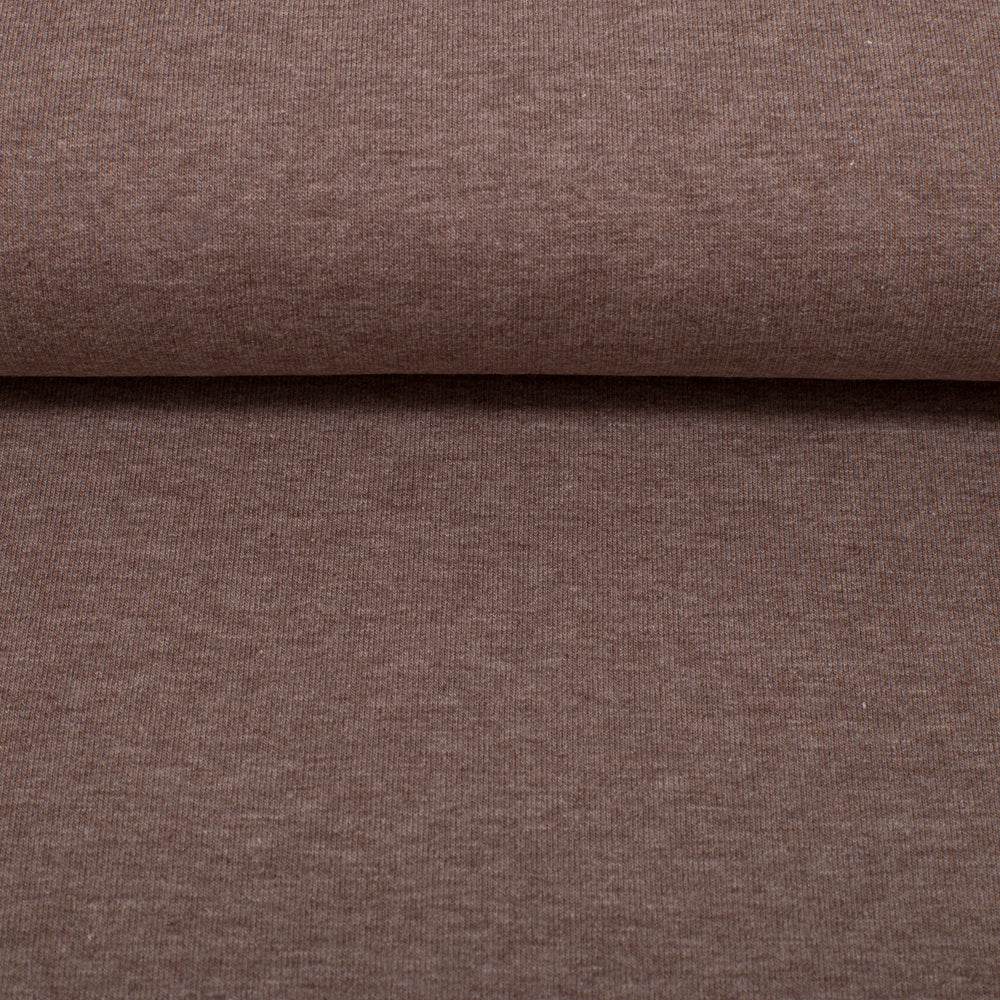 0,5m Ökotex 100 - Melange-Jersey mocca 1675