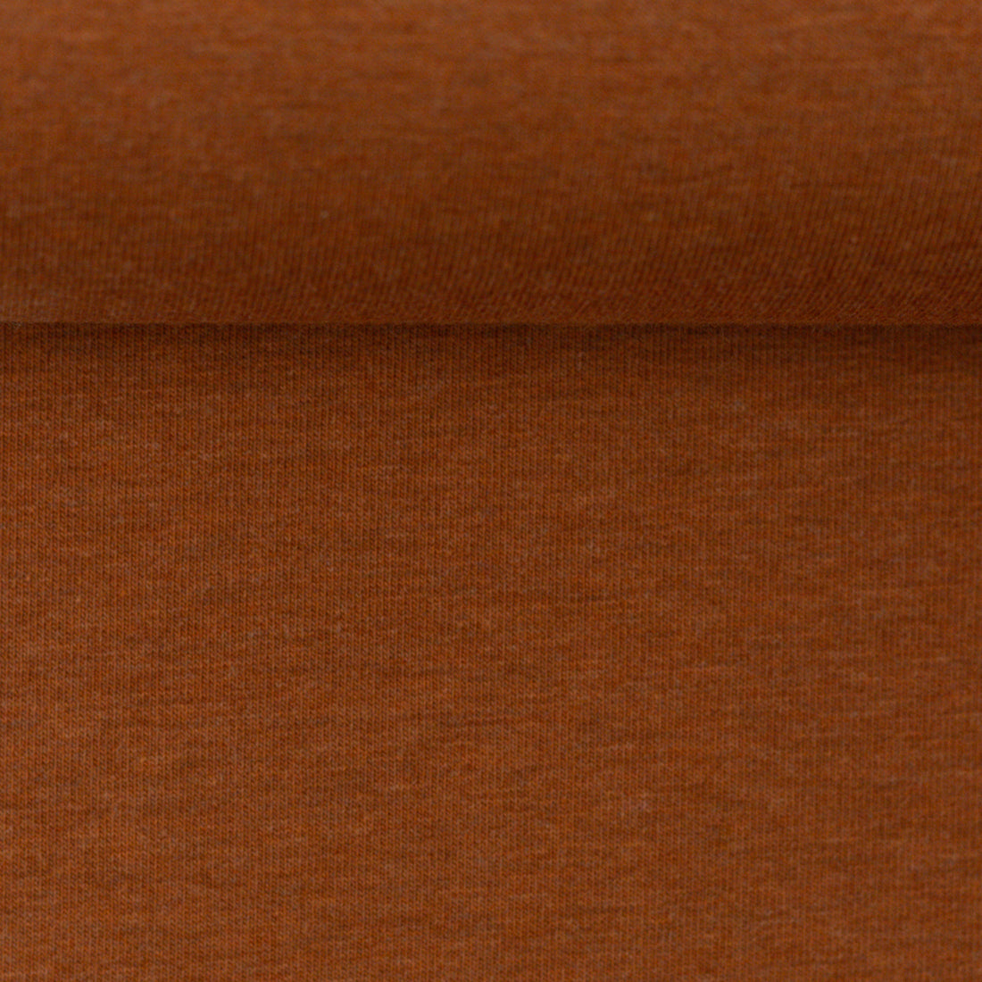 0,5m Ökotex 100 - Melange-Jersey rost 1715