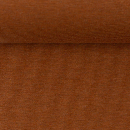 0,5m Ökotex 100 - Melange-Jersey rost 1715