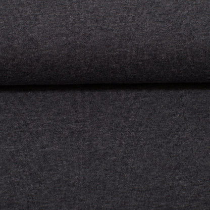 0,5m Ökotex 100 - Melange-Jersey nero 1789