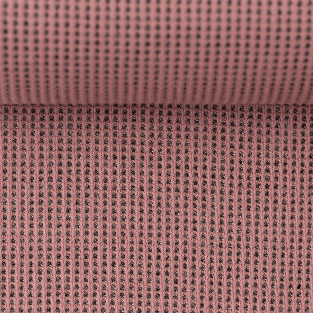 0,5m Waffelstrick rosé 1434