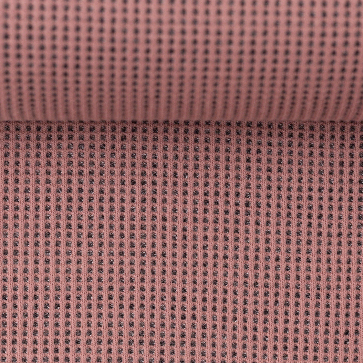 0,5m Waffelstrick rosé 1434