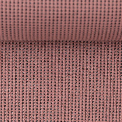 0,5m Waffelstrick rosé 1434