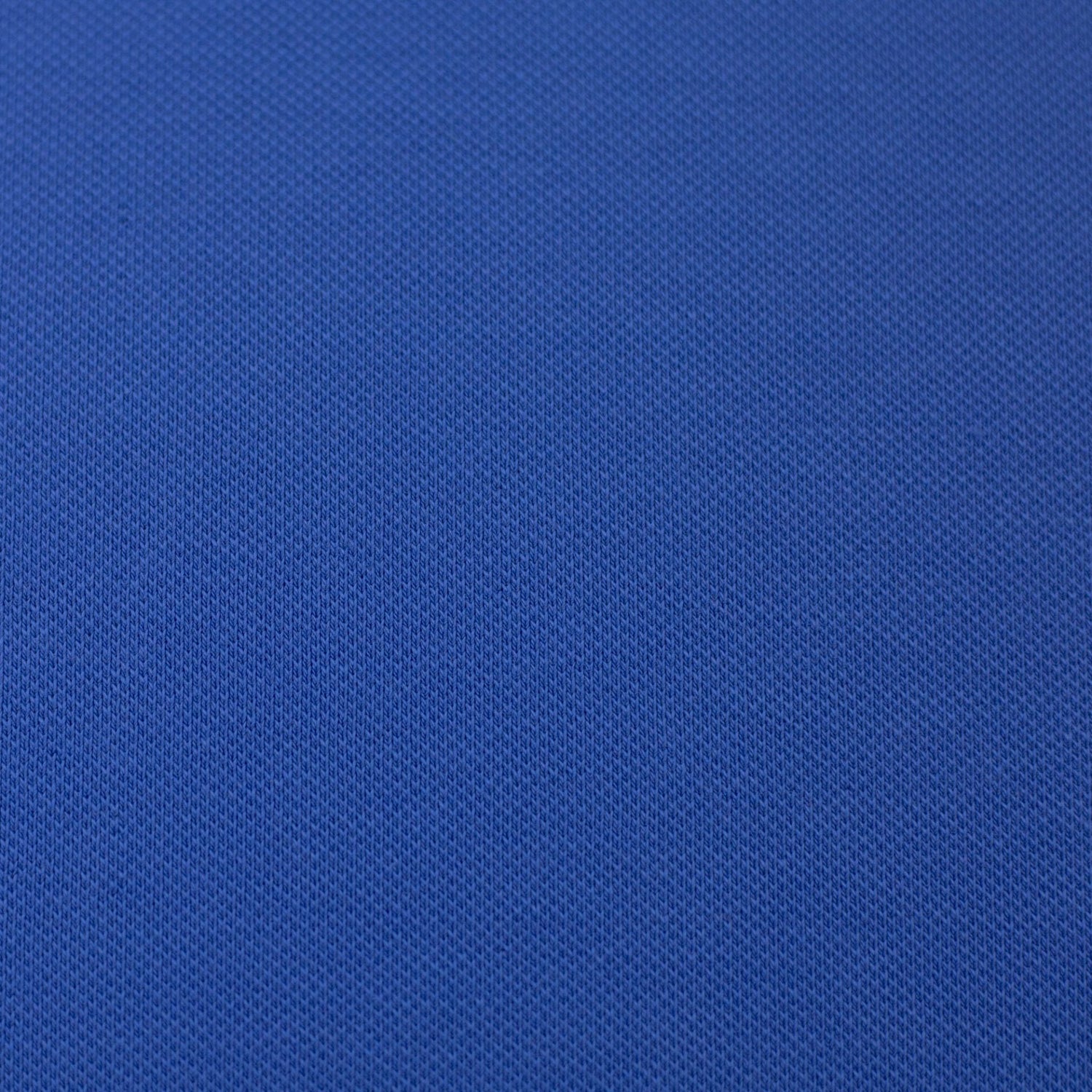 0,5m Ökotex Polojersey blau