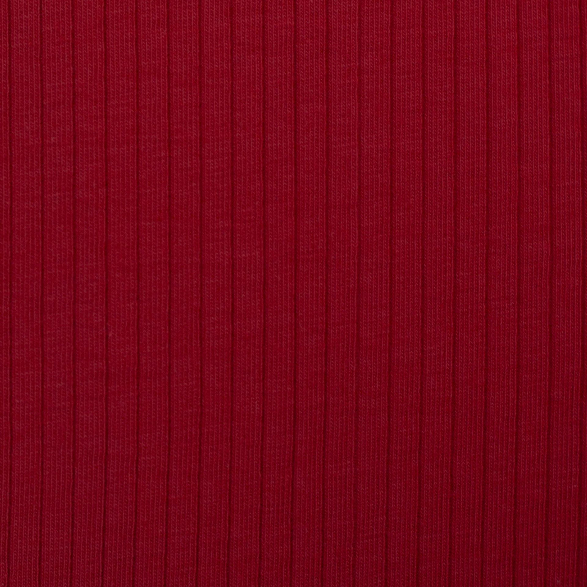 0,5m Ripp-Jersey &quot;SoftRib&quot; rot