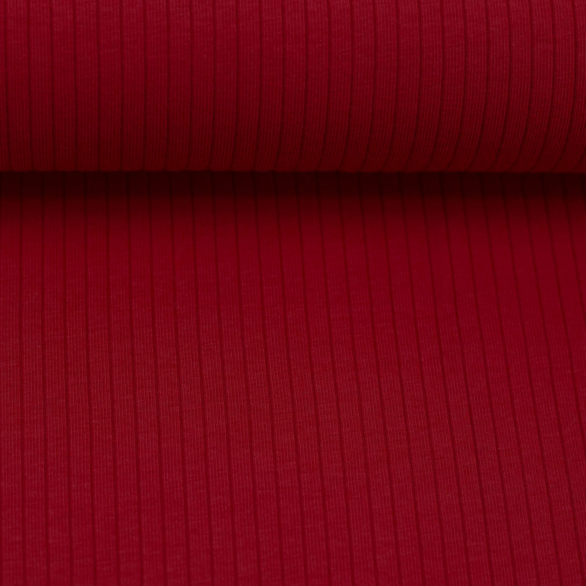 0,5m Ripp-Jersey &quot;SoftRib&quot; rot