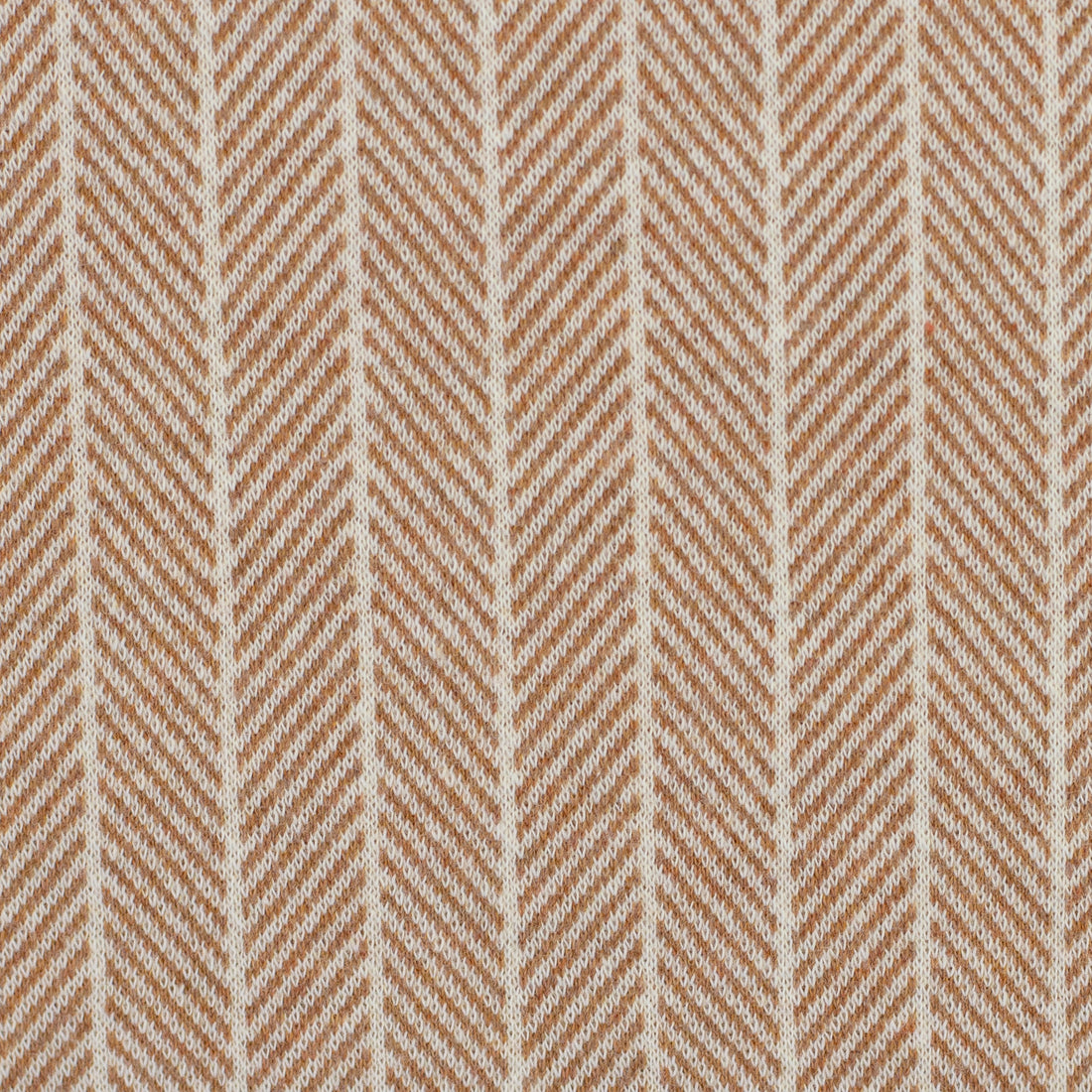 0,5m Jacquard-Jersey Streifen meliert ecru/hellbraun