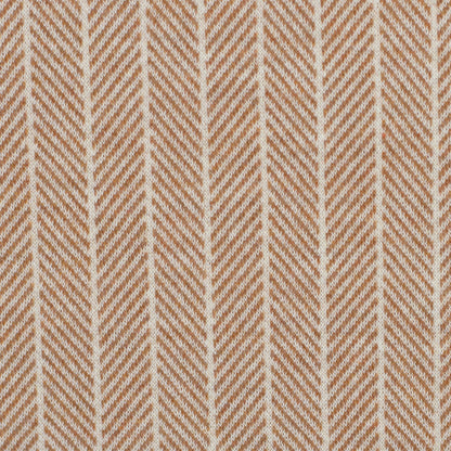 0,5m Jacquard-Jersey Streifen meliert ecru/hellbraun