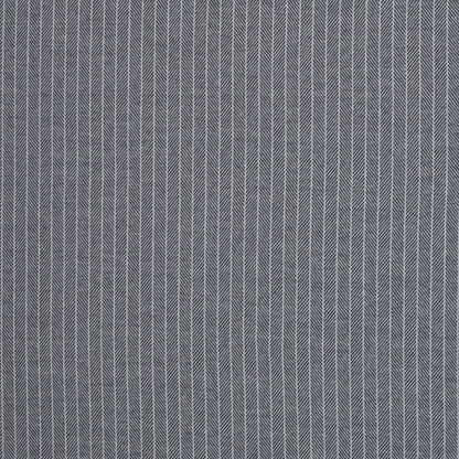 0,5m Jacquard-Jersey Streifen meliert ecru/dunkelblau