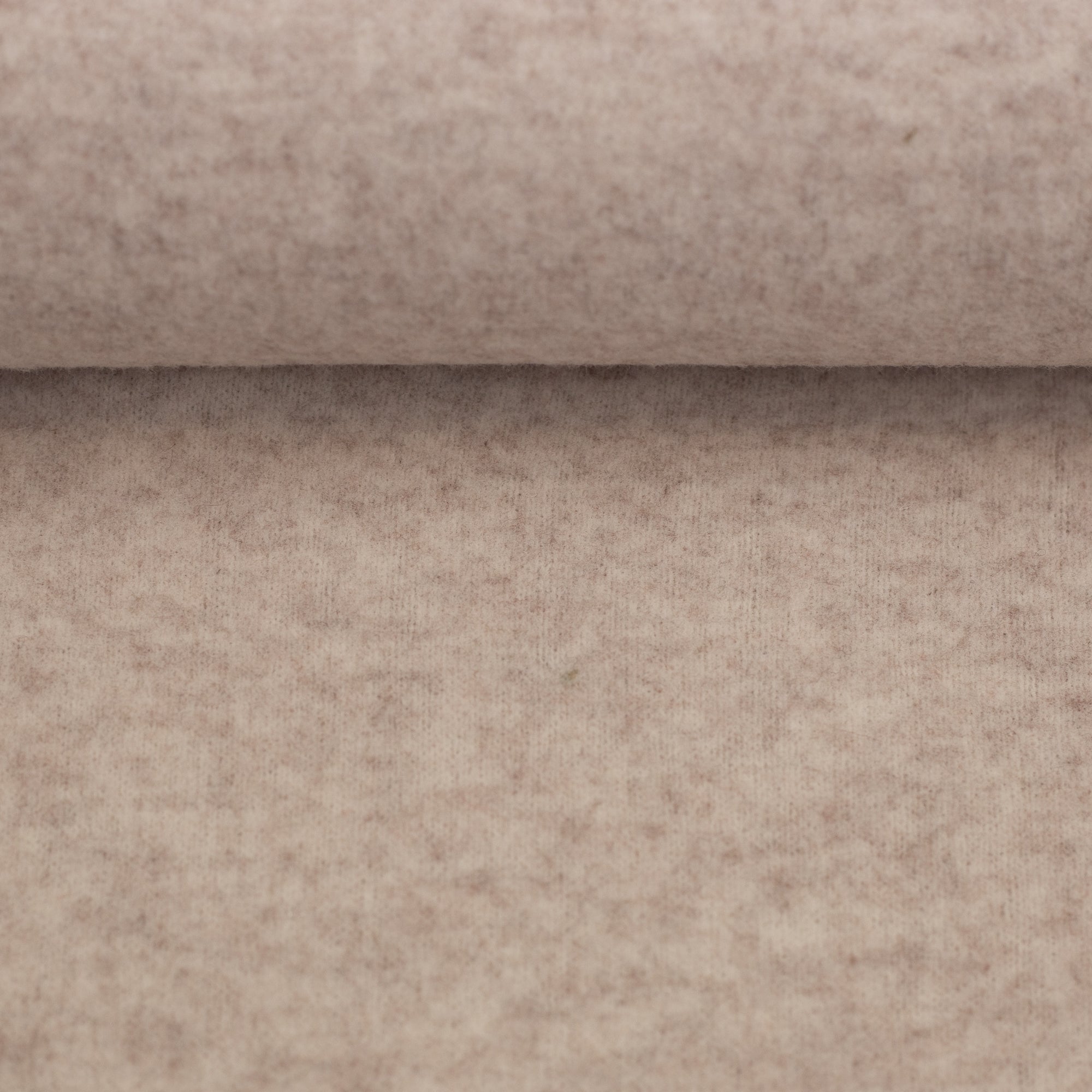 0,5m 90 cm Reststück Merino Fleece beige 1010