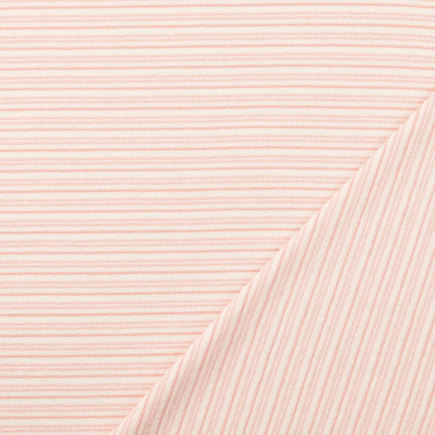 0,5m Vintage Sweat Streifen rosa