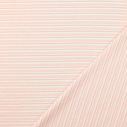 0,5m Vintage Sweat Streifen rosa