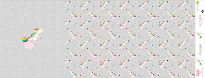 Bio-Jersey Glitzereinhorn graumeliert 