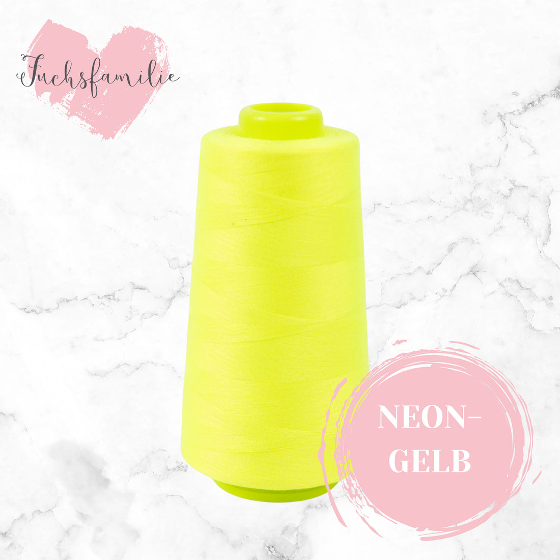 Overlock Garn Neongelb 591
