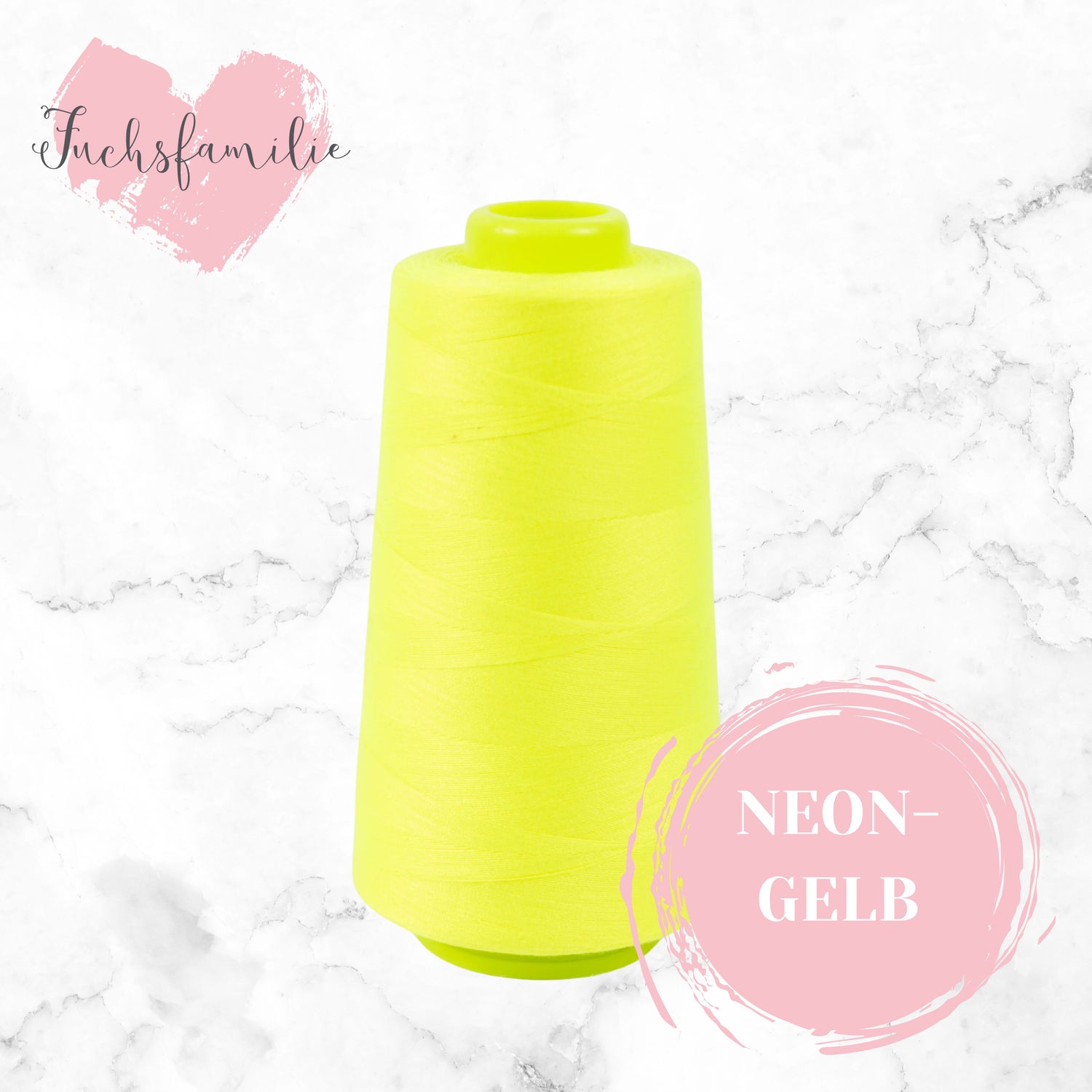 Overlock Garn Neongelb 591