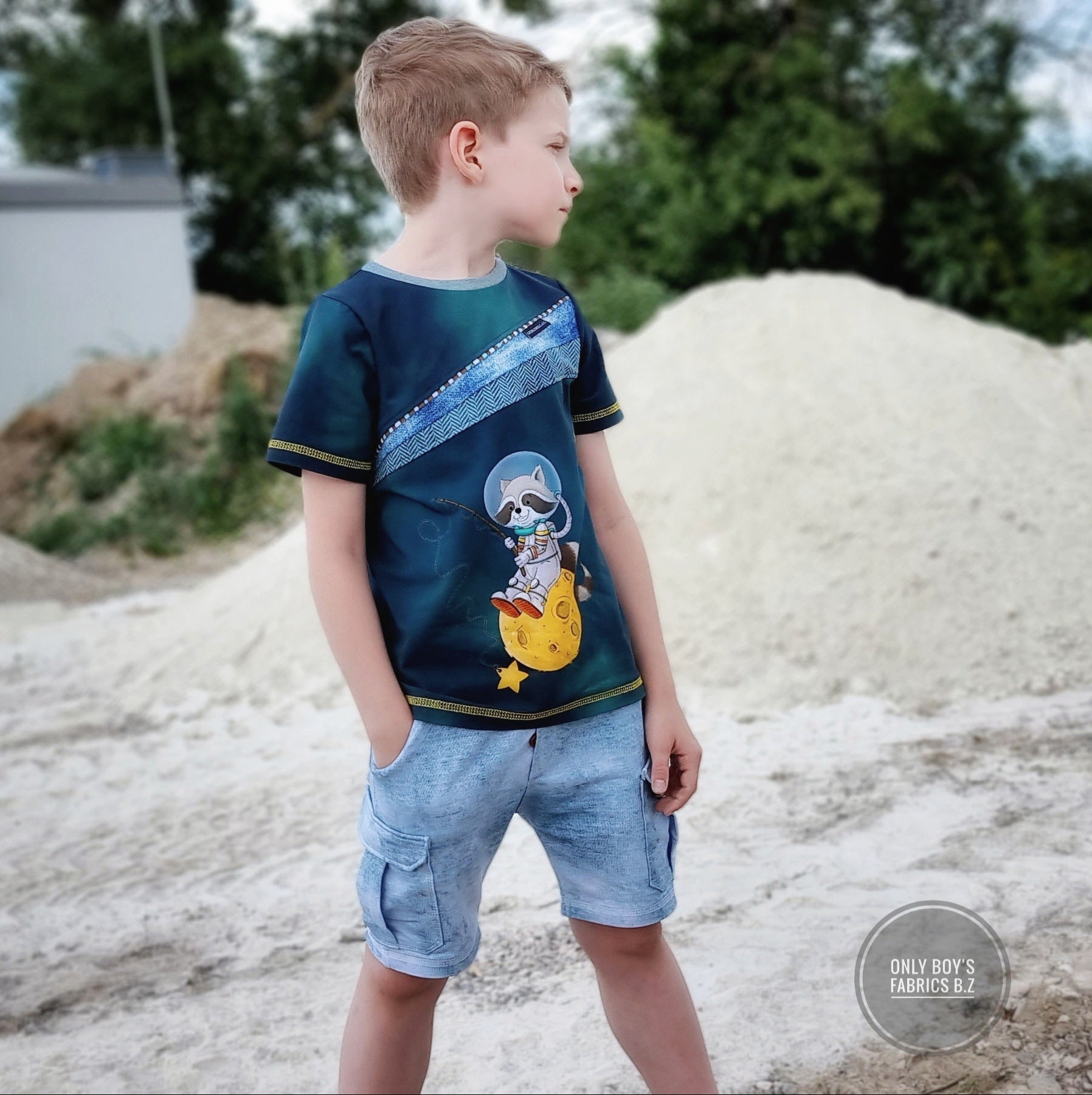 Bio-Jersey Charlie &quot;Little Explorer&quot; petrol 