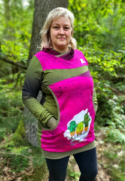 Bio-Jersey Kakteen &quot;Kacktusse&quot; hotpink 