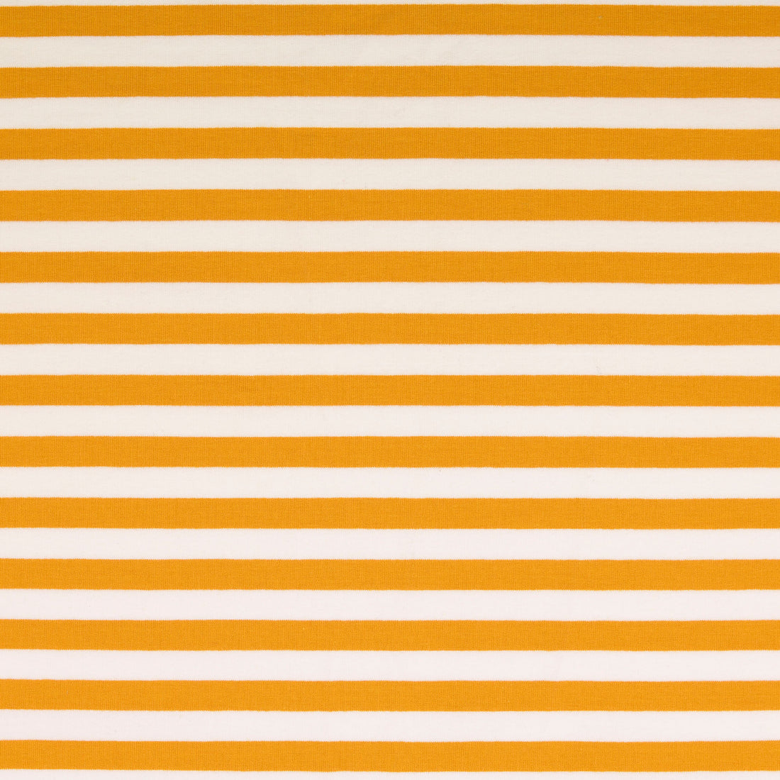 0,5m Sommersweat Stripes "Mandy" senf weiß