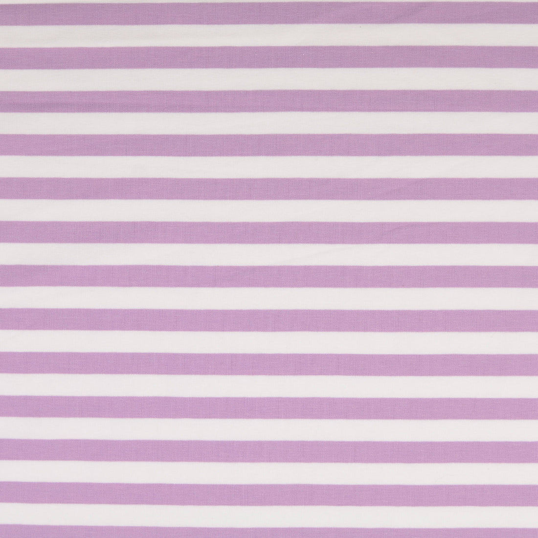 0,5m Sommersweat Stripes "Mandy" lila weiß
