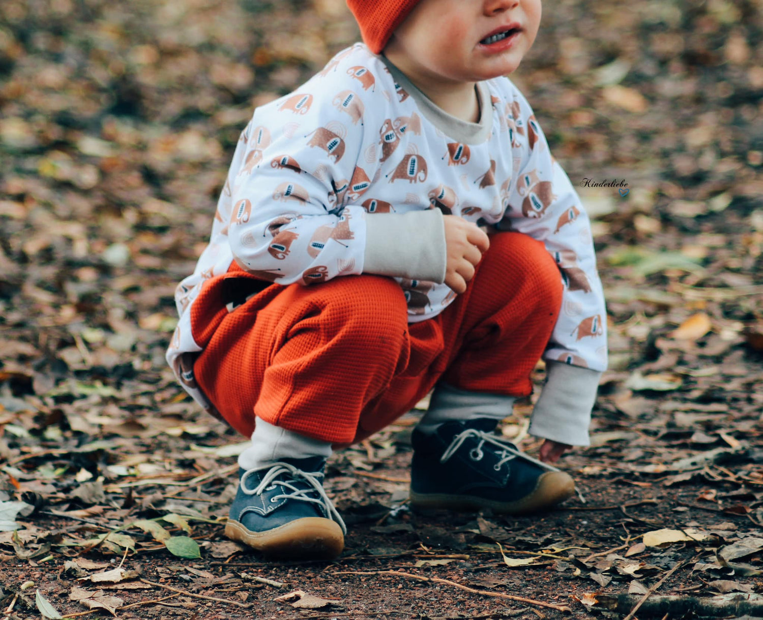 0,5m Ökotex 100 - Waffel-Jersey red pepper