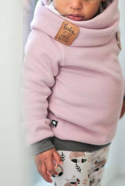 0,5m Ökotex 100 - Waffel-Jersey rose