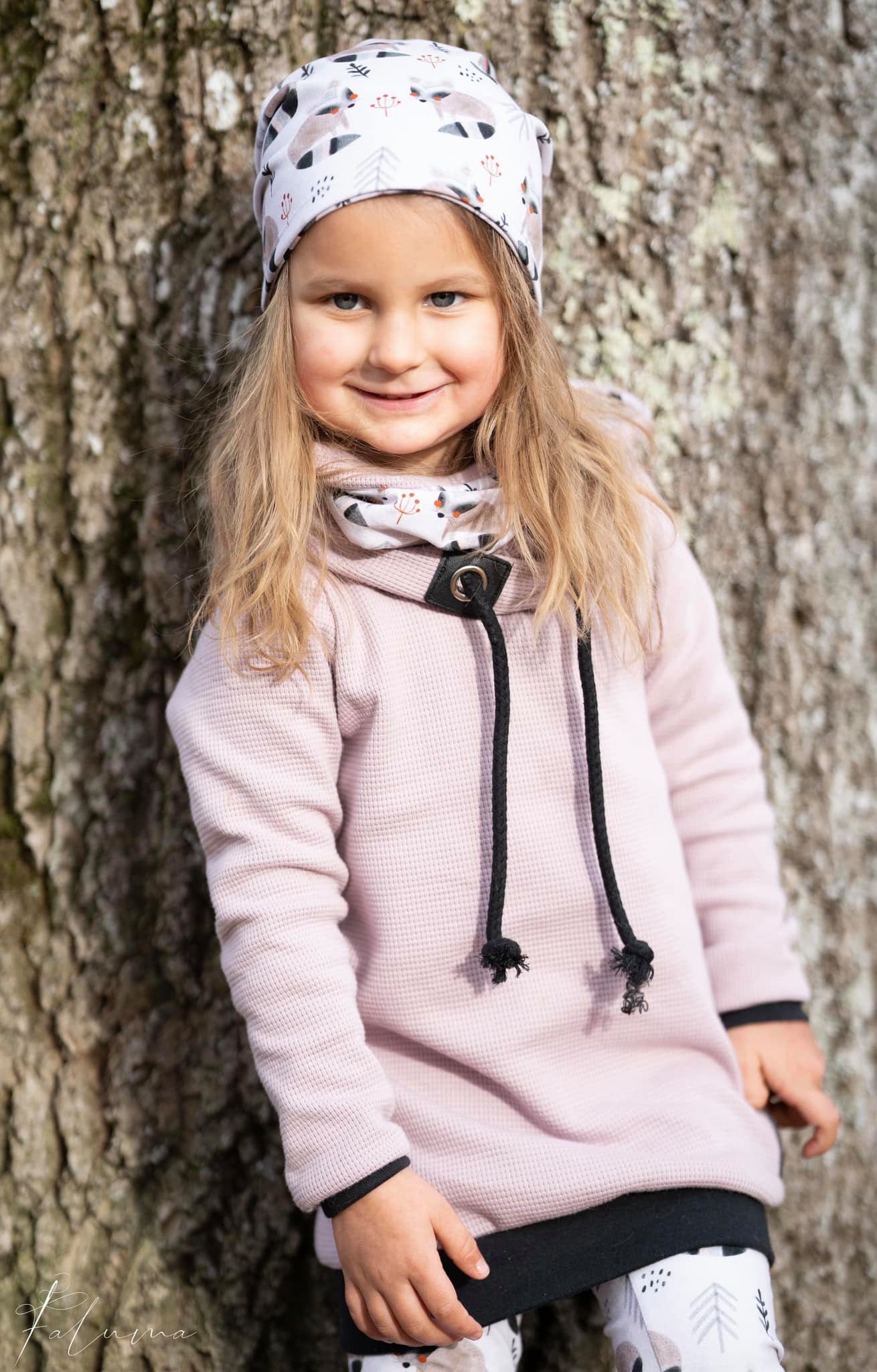 0,5m Ökotex 100 - Waffel-Jersey smoky rose