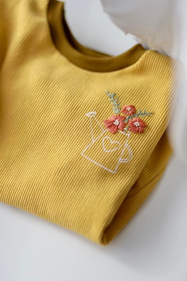 0,5m Ökotex 100 - Ripp-Jersey yellow