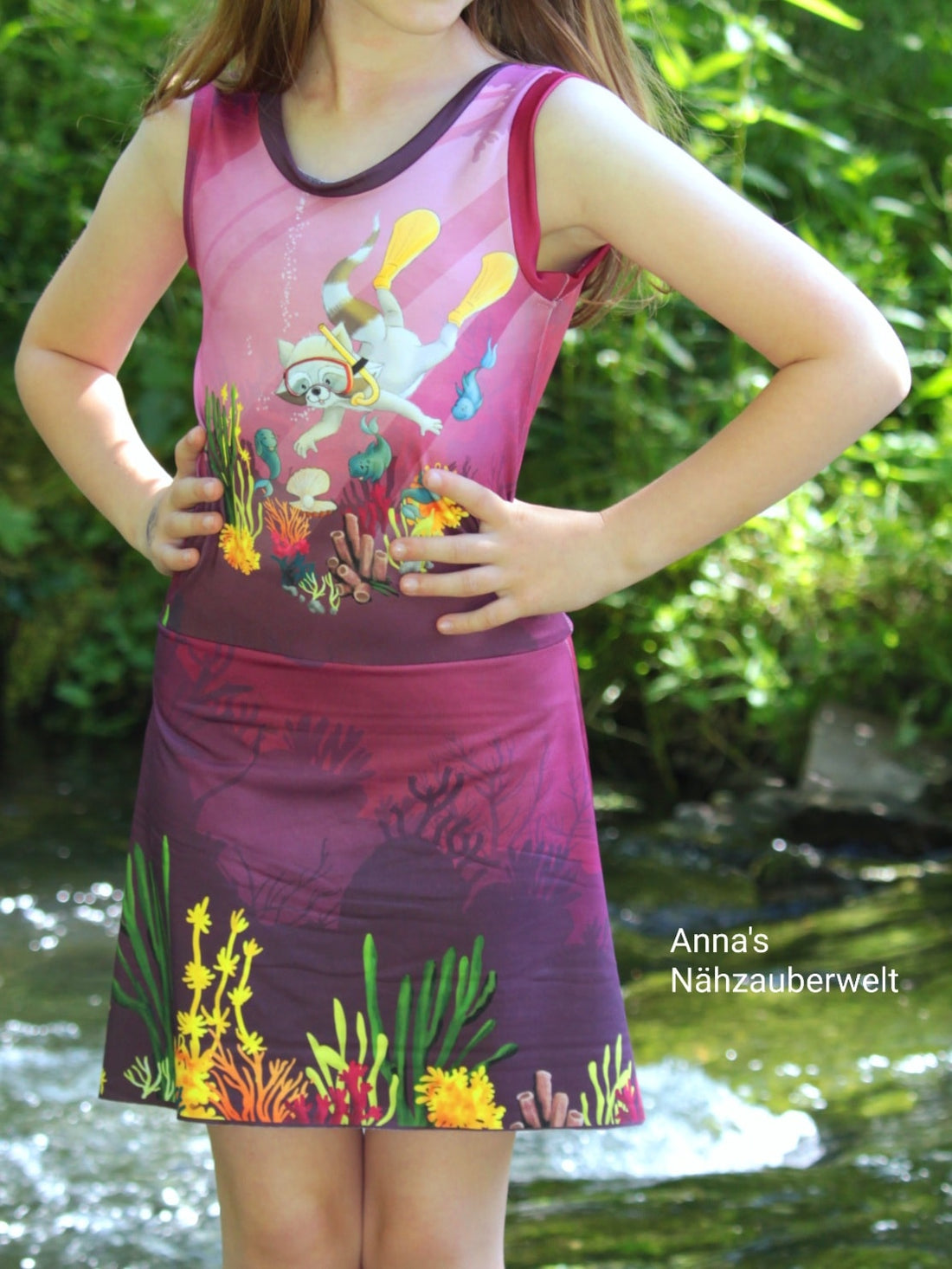 UV-Lycra Taucher-Charlie beere-lila 