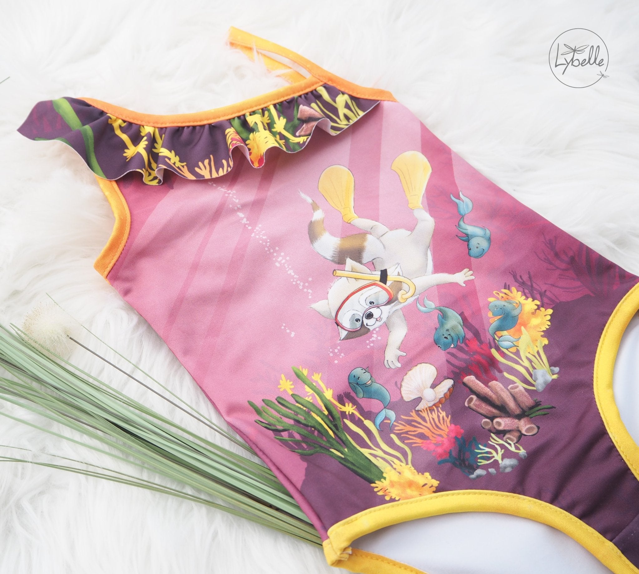 UV-Lycra Taucher-Charlie beere-lila 