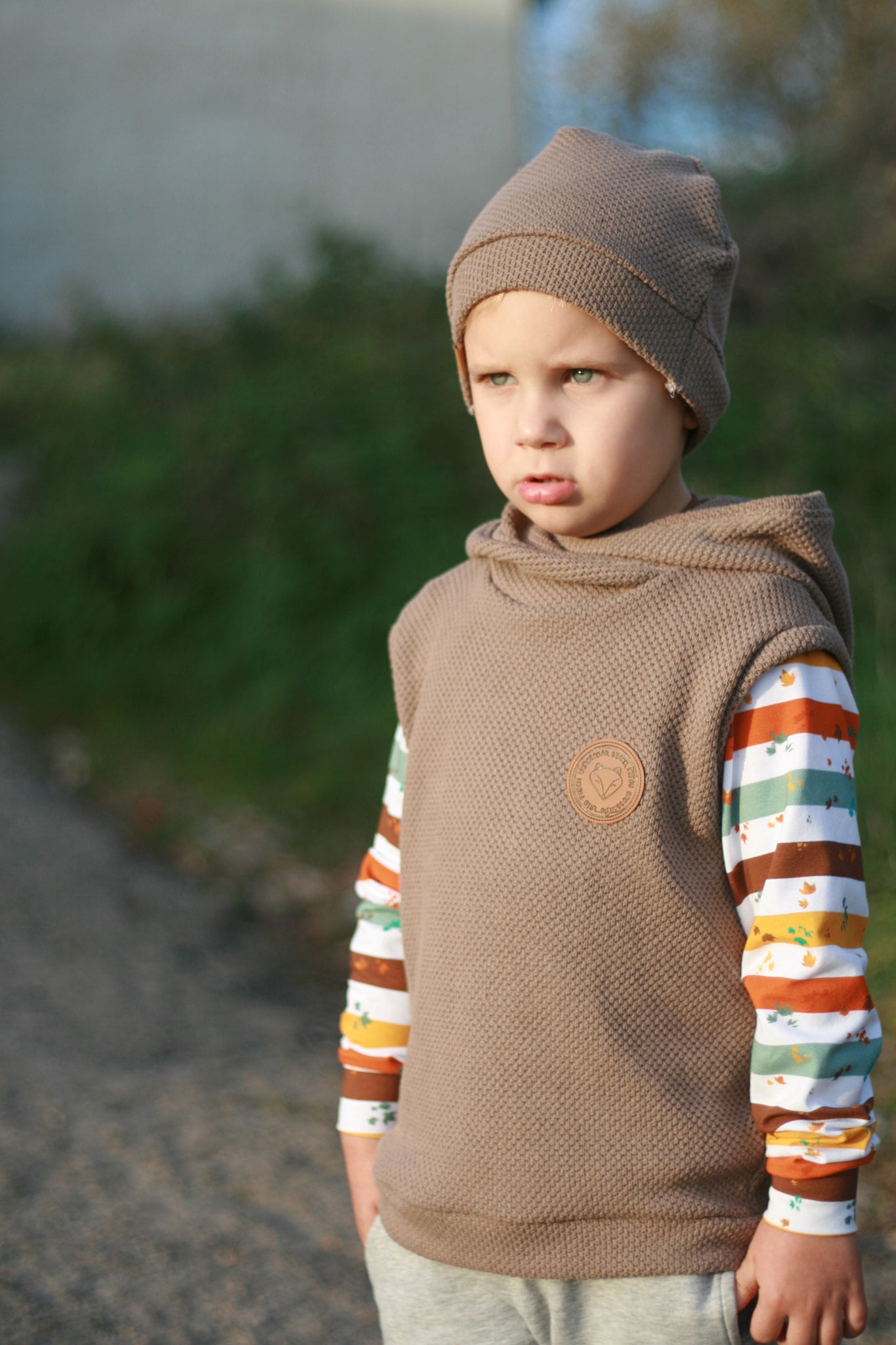 0,5m Lieblingsstrick stone