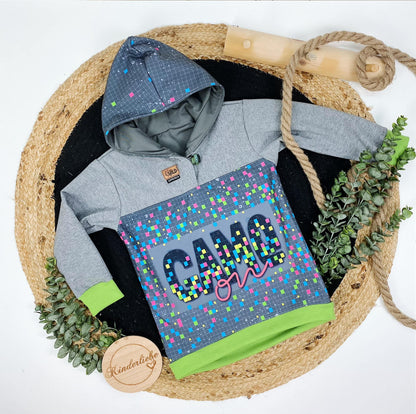 Softshell Game on neonbunt - Rapport ca. 85-90cm lang