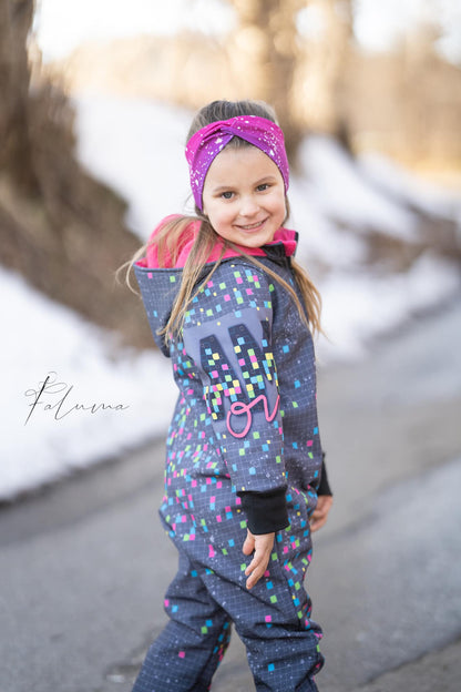 Softshell Game on neonbunt - Rapport ca. 85-90cm lang