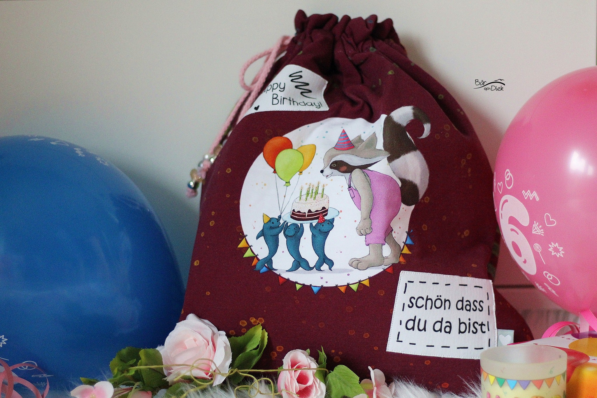 Bio-Jersey Charlie "Geburtstag" beere 