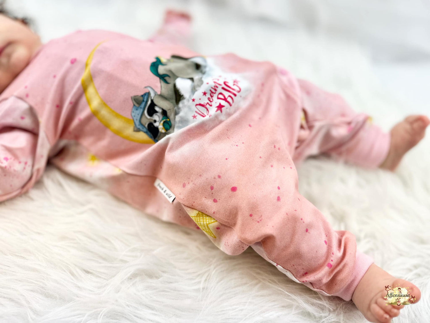 Bio-Jersey Charlie &quot;Dream Big&quot; babyrosa 