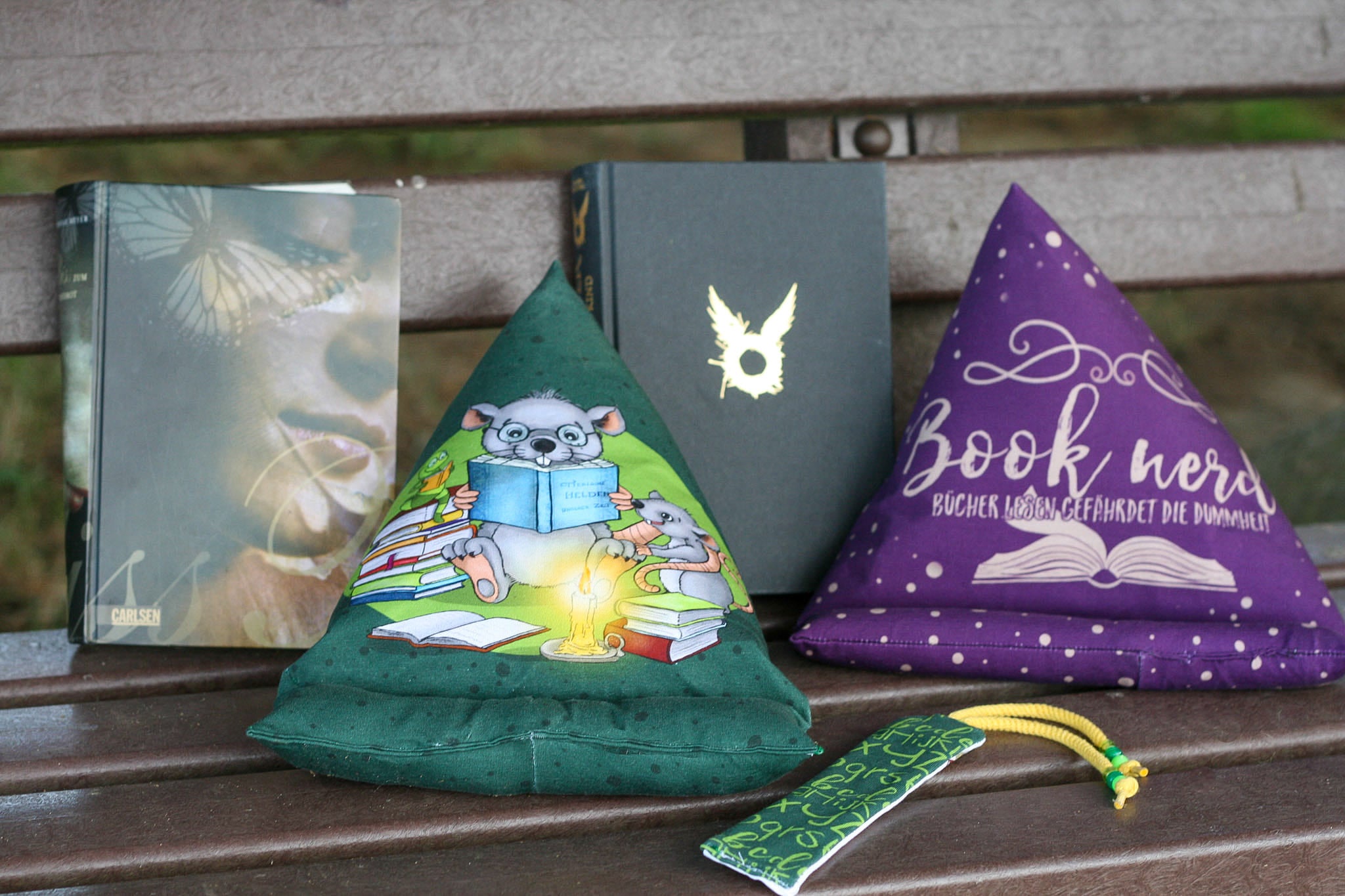 Bio-Jersey &quot;Booknerd&quot; lila 