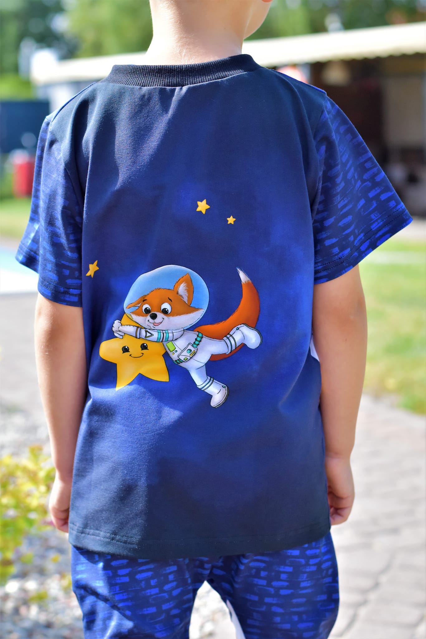 Bio-Jersey Charlie &quot;Little Explorer&quot; blauschwarz 