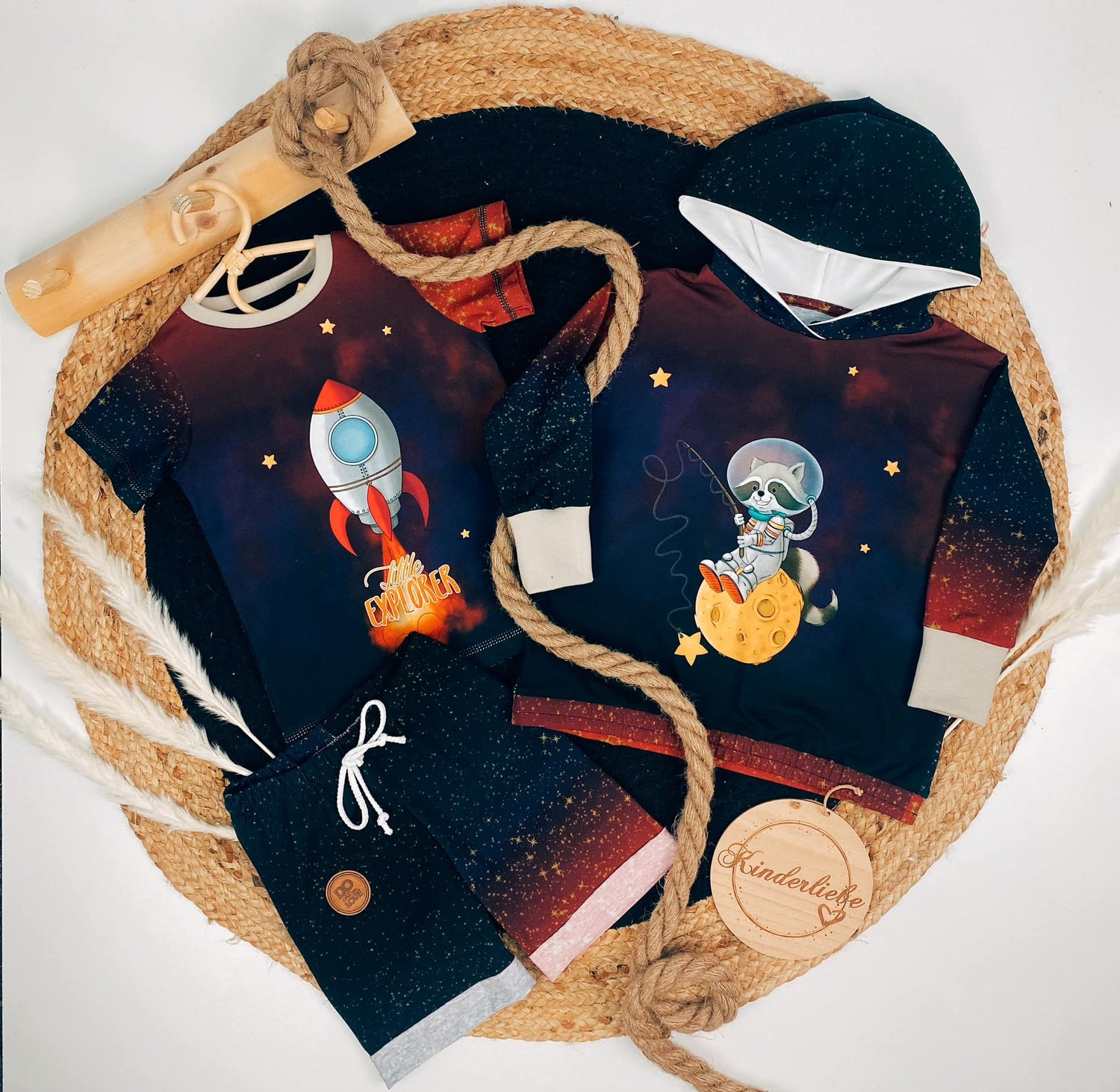 Bio-Jersey Charlie &quot;Little Explorer&quot; schwarz-rot 