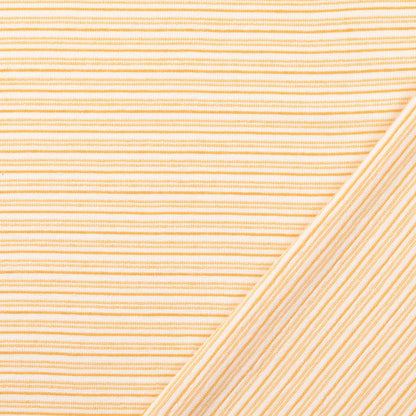 0,5m Vintage Sweat Streifen senf