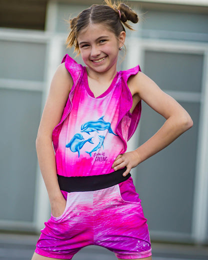 Bio-Jersey "Ocean is calling" Verlauf pink waves (