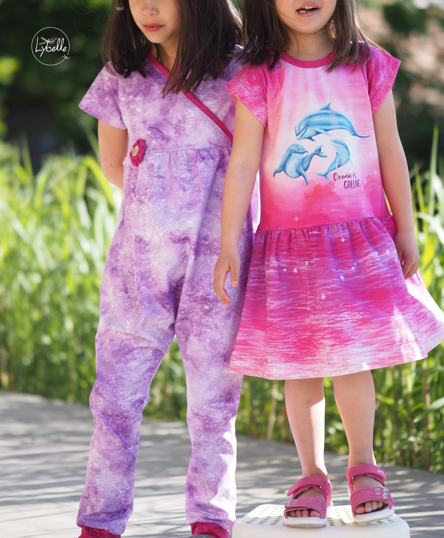 Bio-Jersey "Ocean is calling" Verlauf pink waves (