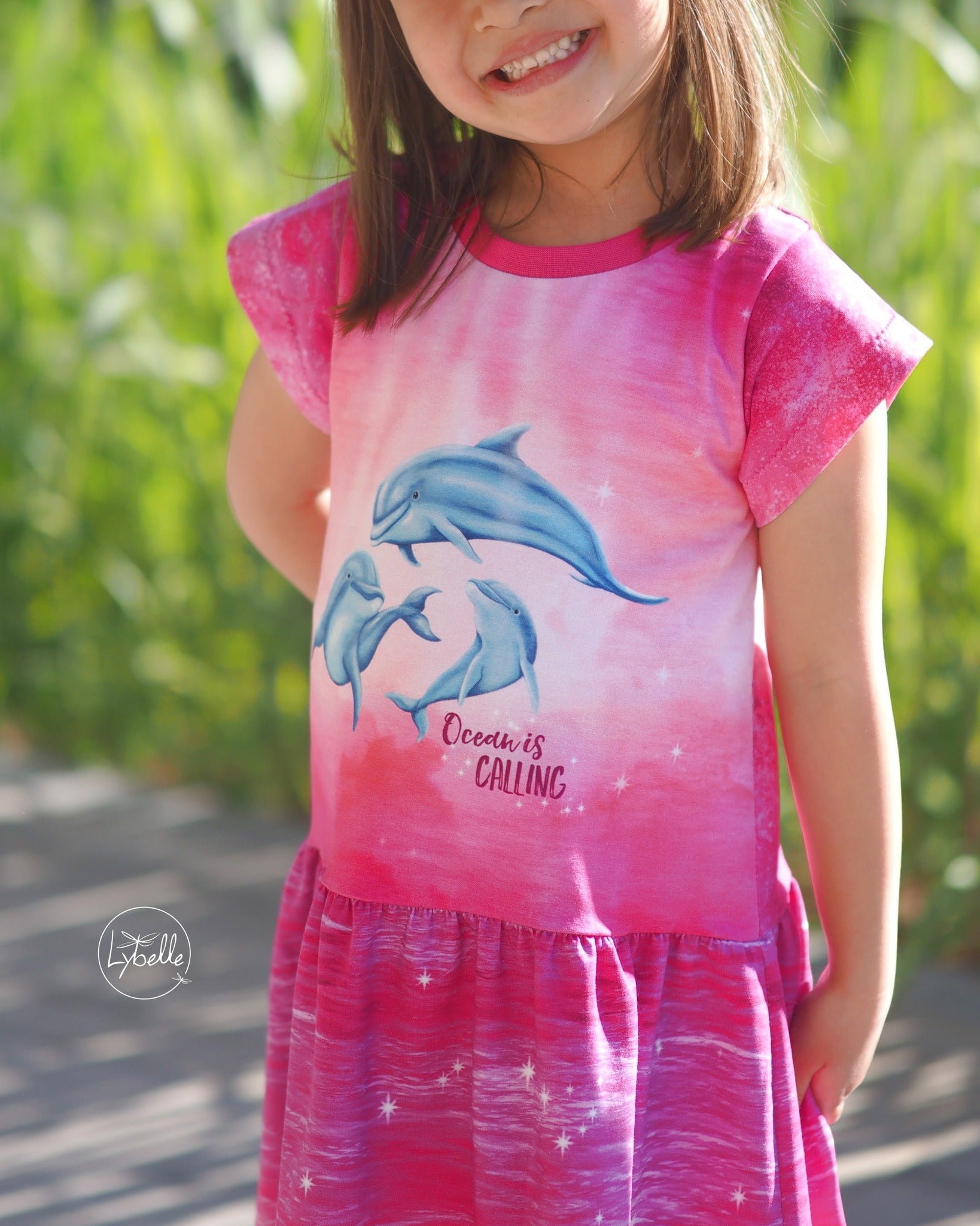 Bio-Jersey "Ocean is calling" Verlauf pink waves (