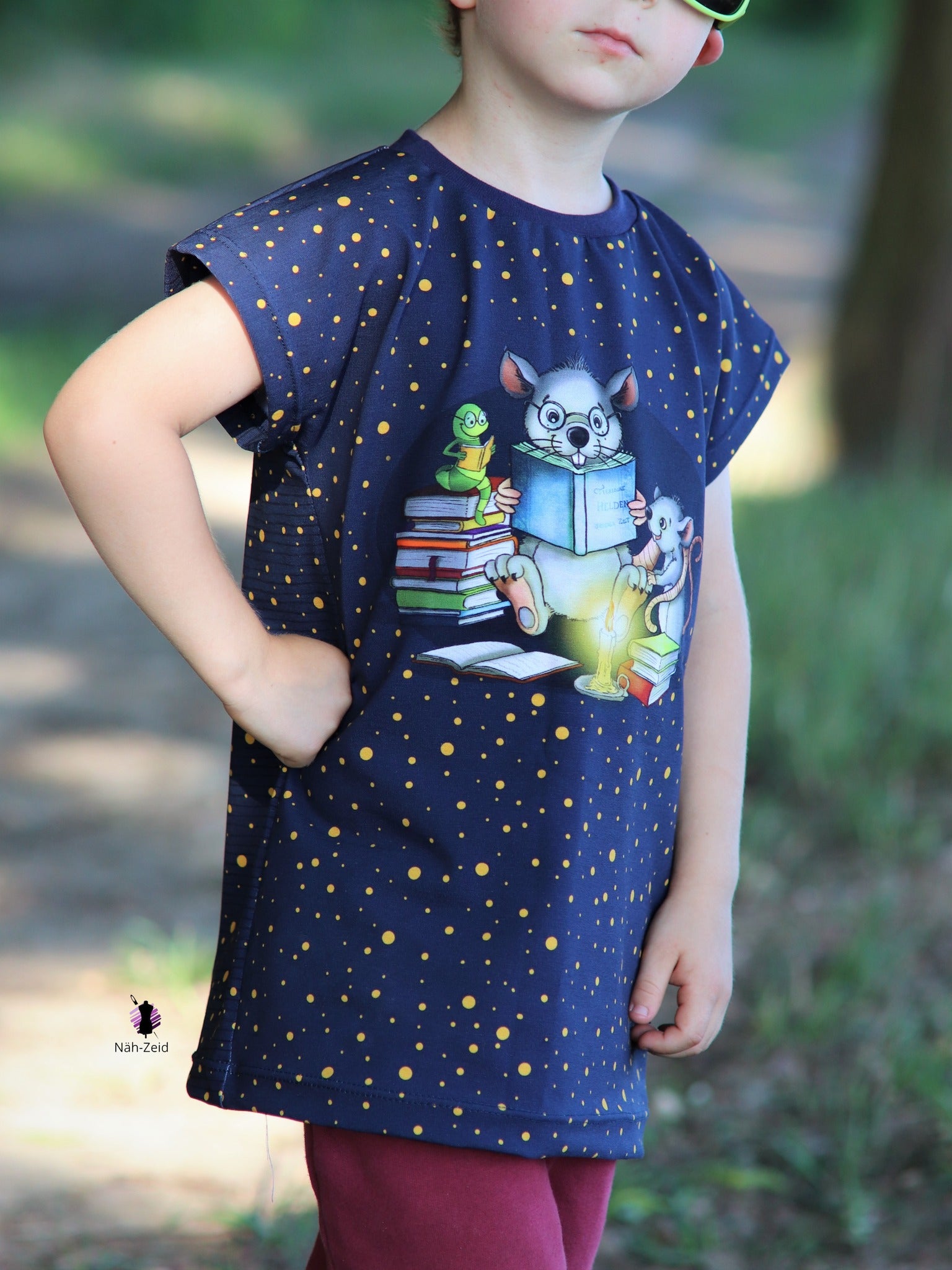 Bio-Jersey Leseratte nightandstars 